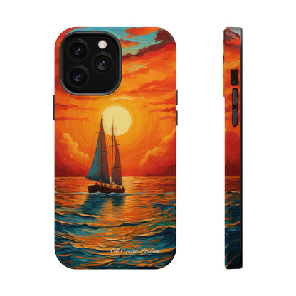 "Sailboat Sunset" - MagSafe Tough iPhone Cases