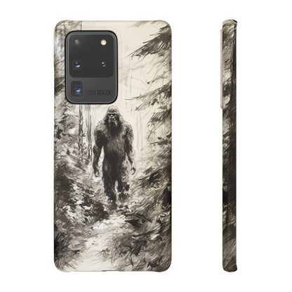 "Bigfoot in the Wilderness" Cell Phone Case – Encounter Bigfoot's Mystery -Snap Cases