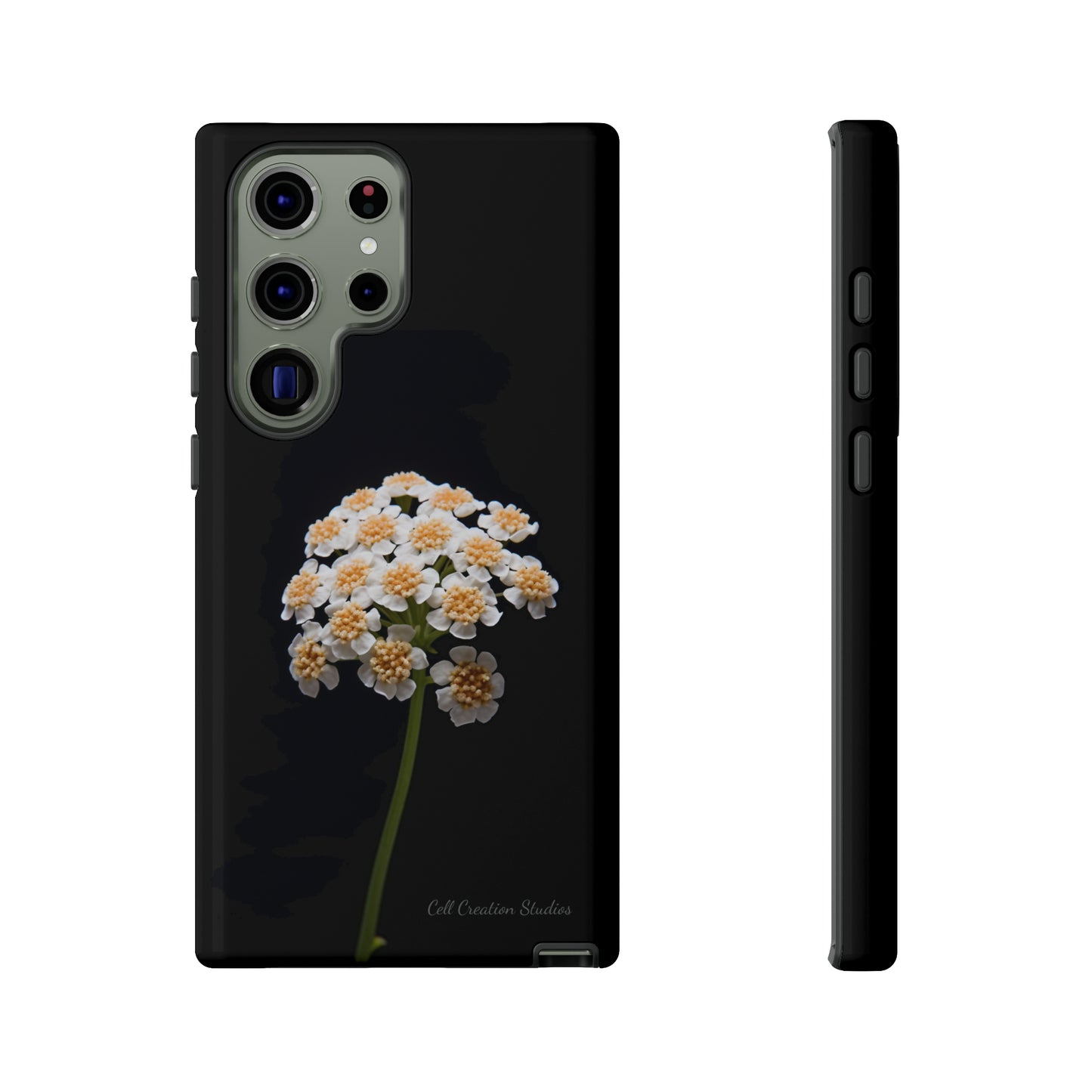 "Elegant Yarrow Bloom" -Tough Samsung Phone Cases