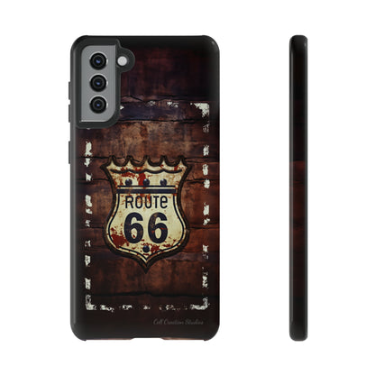 "Retro Route 66" Phone Case -Tough Cases