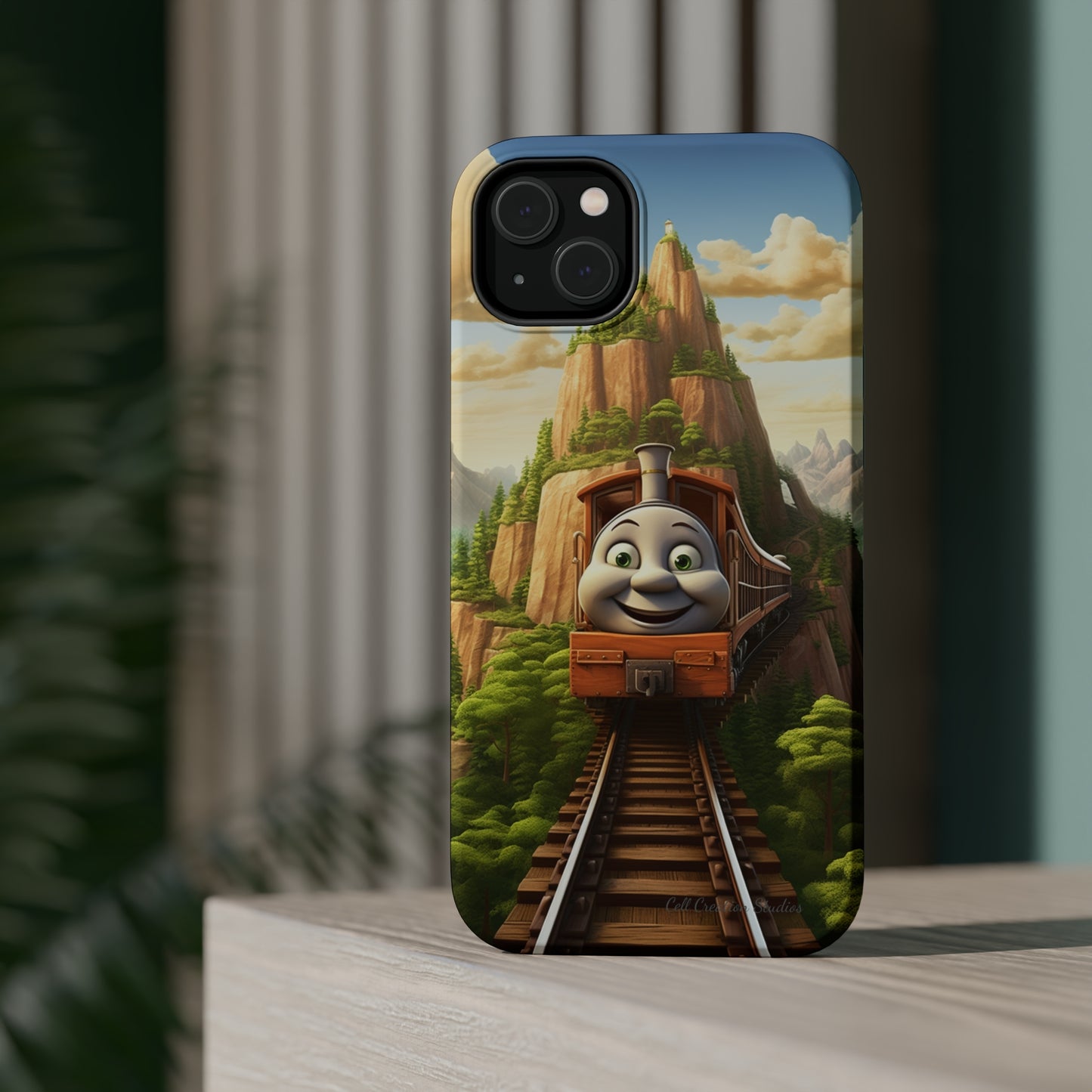 The "Mountain Journey Train" Character Phone Case -MagSafe Tough Cases