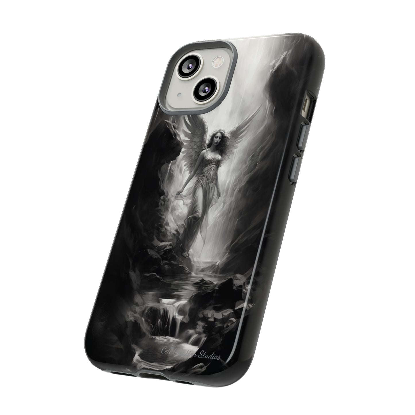 "Seraphic Streams" Angelic Ravine Phone Case -Tough Cases