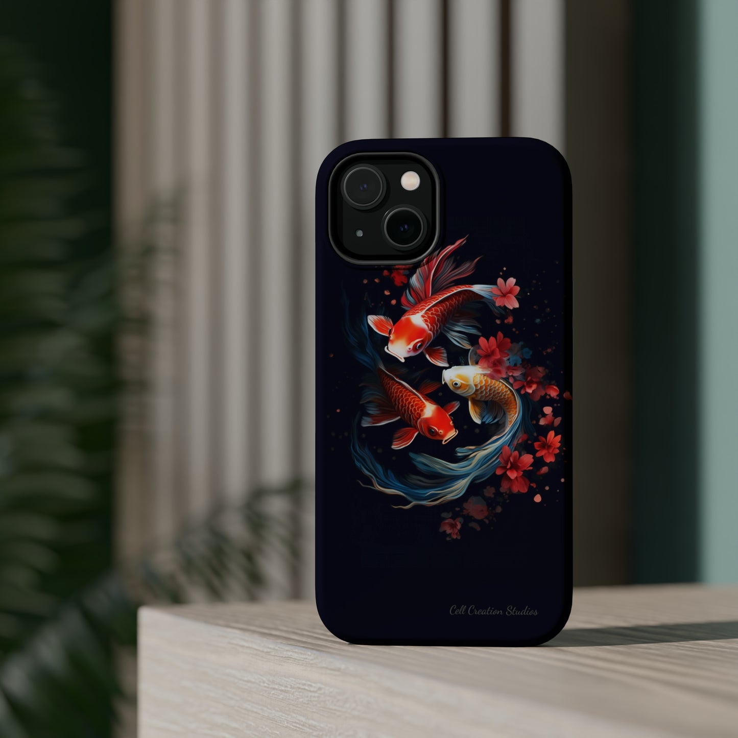 "Captivating Koi Fish" Phone Case -MagSafe Tough Cases