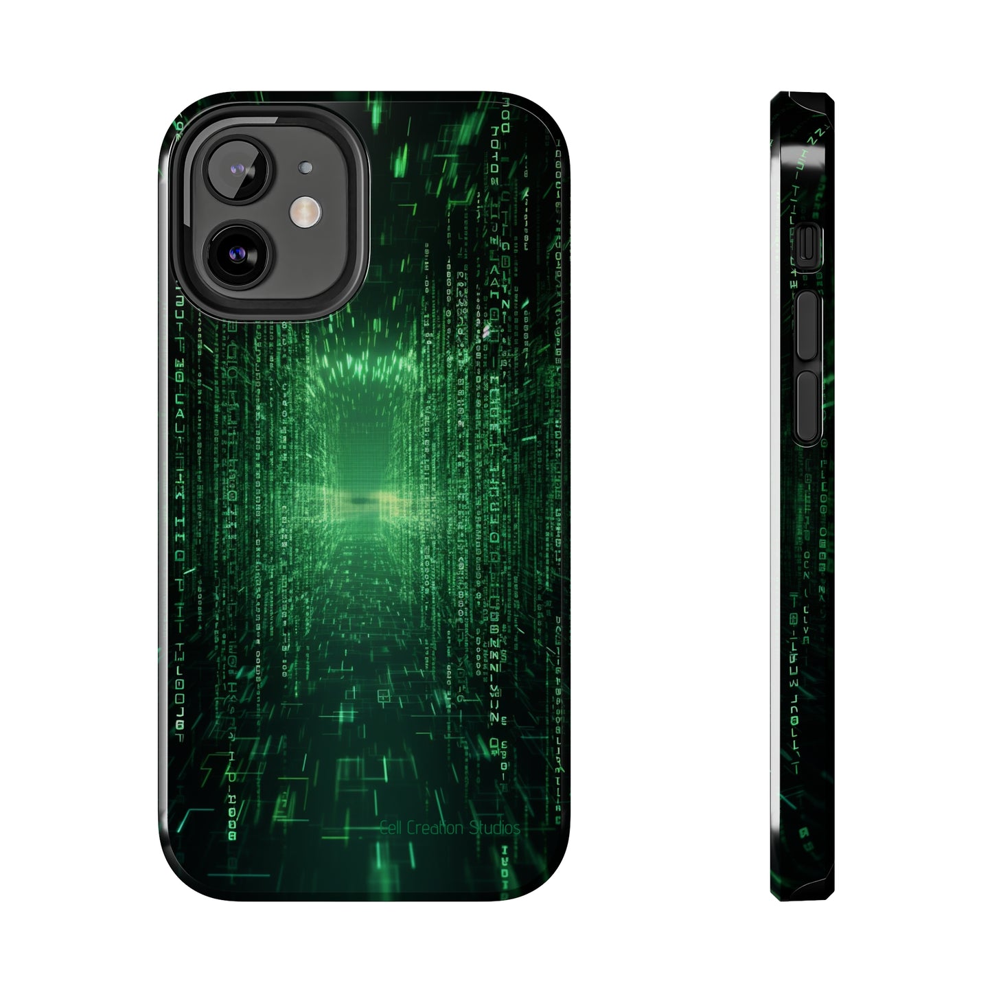 Introducing our "Digital Code Stream" Cell Phone Case – where style meets technology for your device's protection -Tough Phone Cases