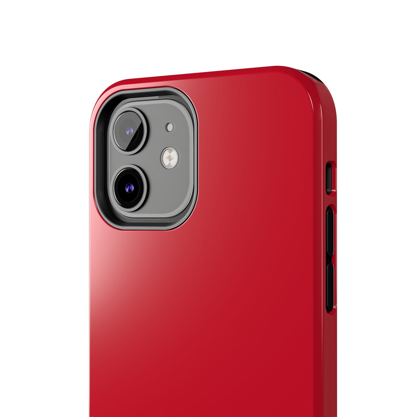 "Bold Crimson Shield" -Tough iPhone Cases