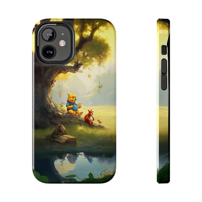 Introducing the "Winnie-The-Pooh Storytime" Cell Phone Case – A Nostalgic Journey with Friends -Tough Phone Cases