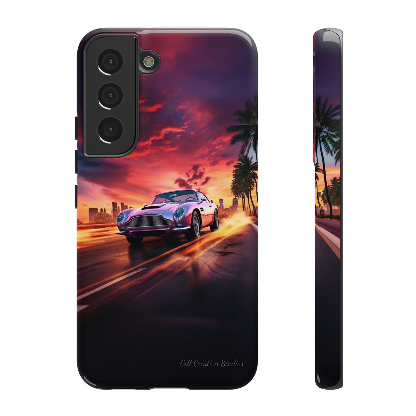 "Silver Aston Martin Racing" -Tough Samsung Phone Cases