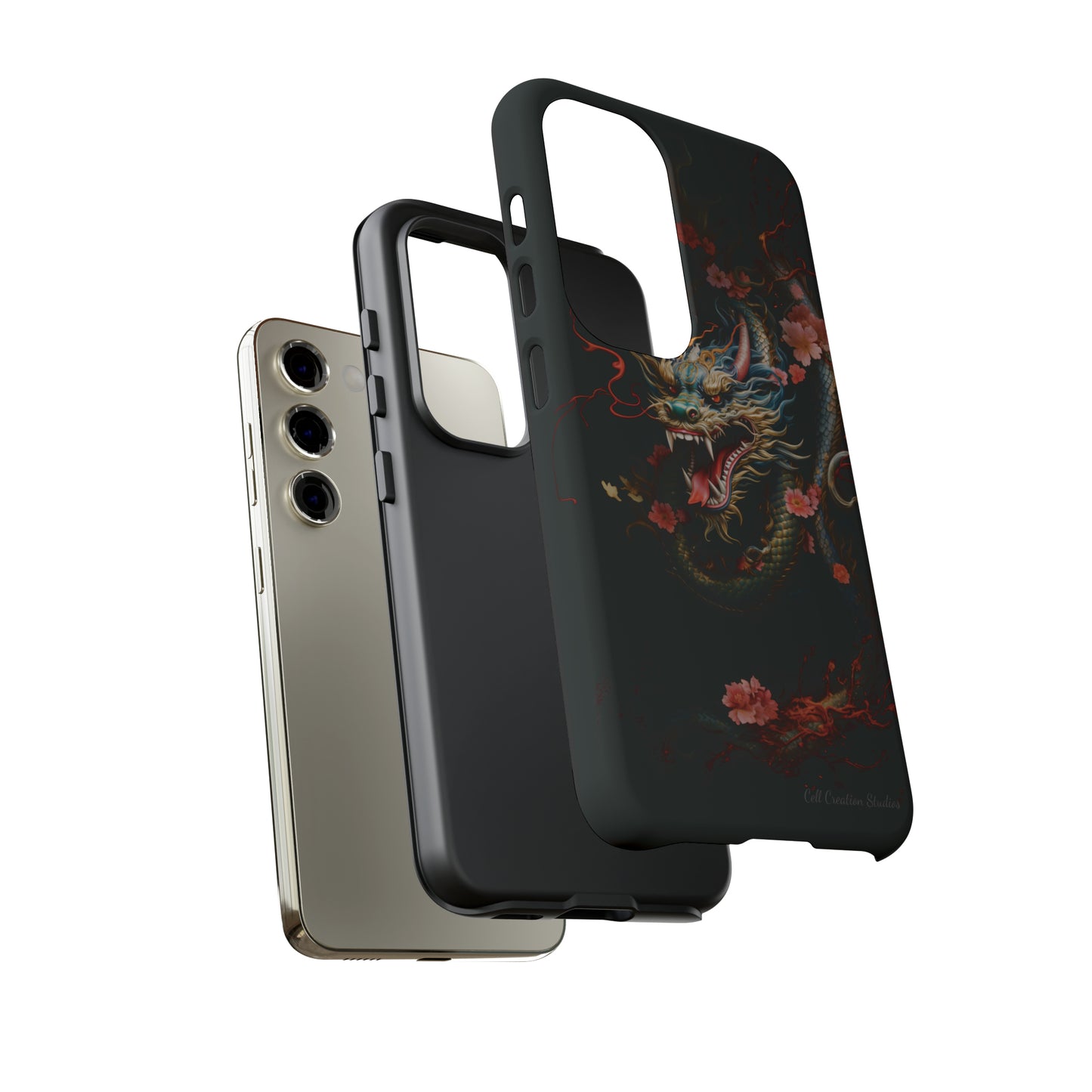 Introducing the "Mystical Japanese Dragon" Cell Phone Case – Unleash the Dragon's Power -Tough Cases