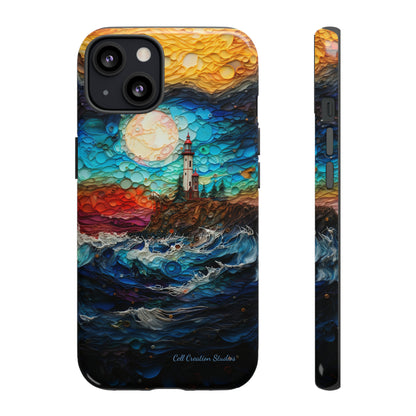 "Coastal Canvas Guardian" -Tough iPhone Cases