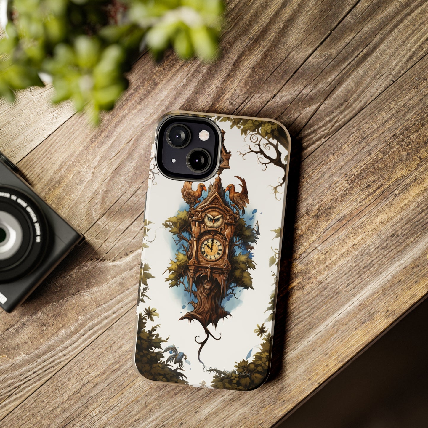 Introducing the "Timeless Charm Cuckoo Clock" Cell Phone Case – Embrace Vintage Elegance -Tough Phone Cases