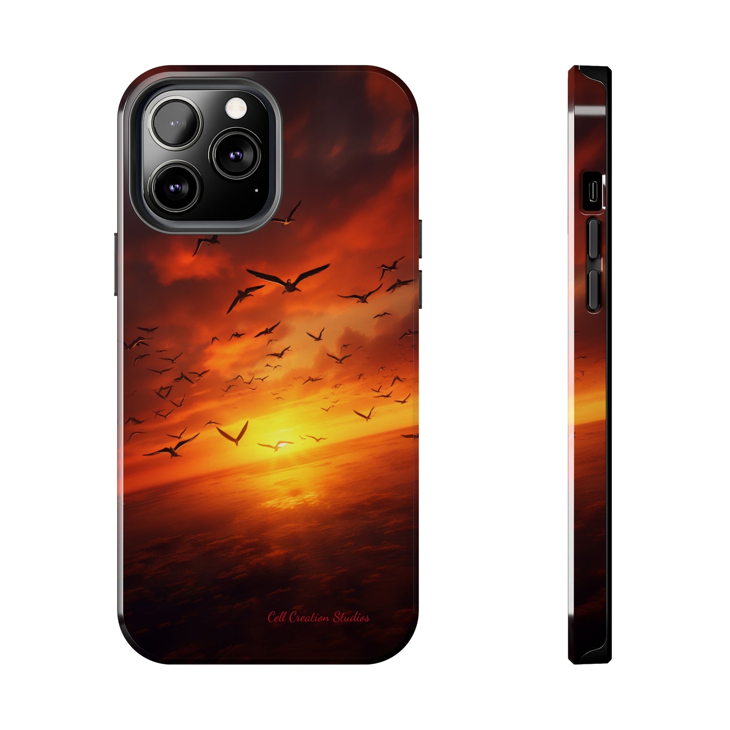 Introducing the "Sunset Soar" Cell Phone Case – Embrace Freedom and Beauty -Tough Phone Cases