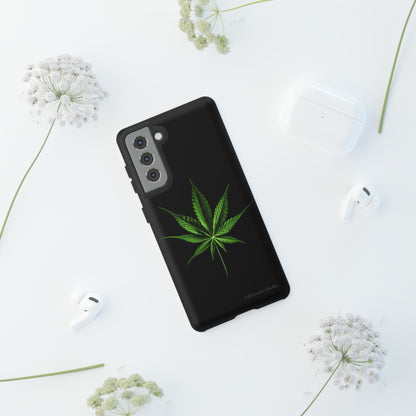 "Cannabis Chic" Marijuana Leaf Phone Case -Tough Cases