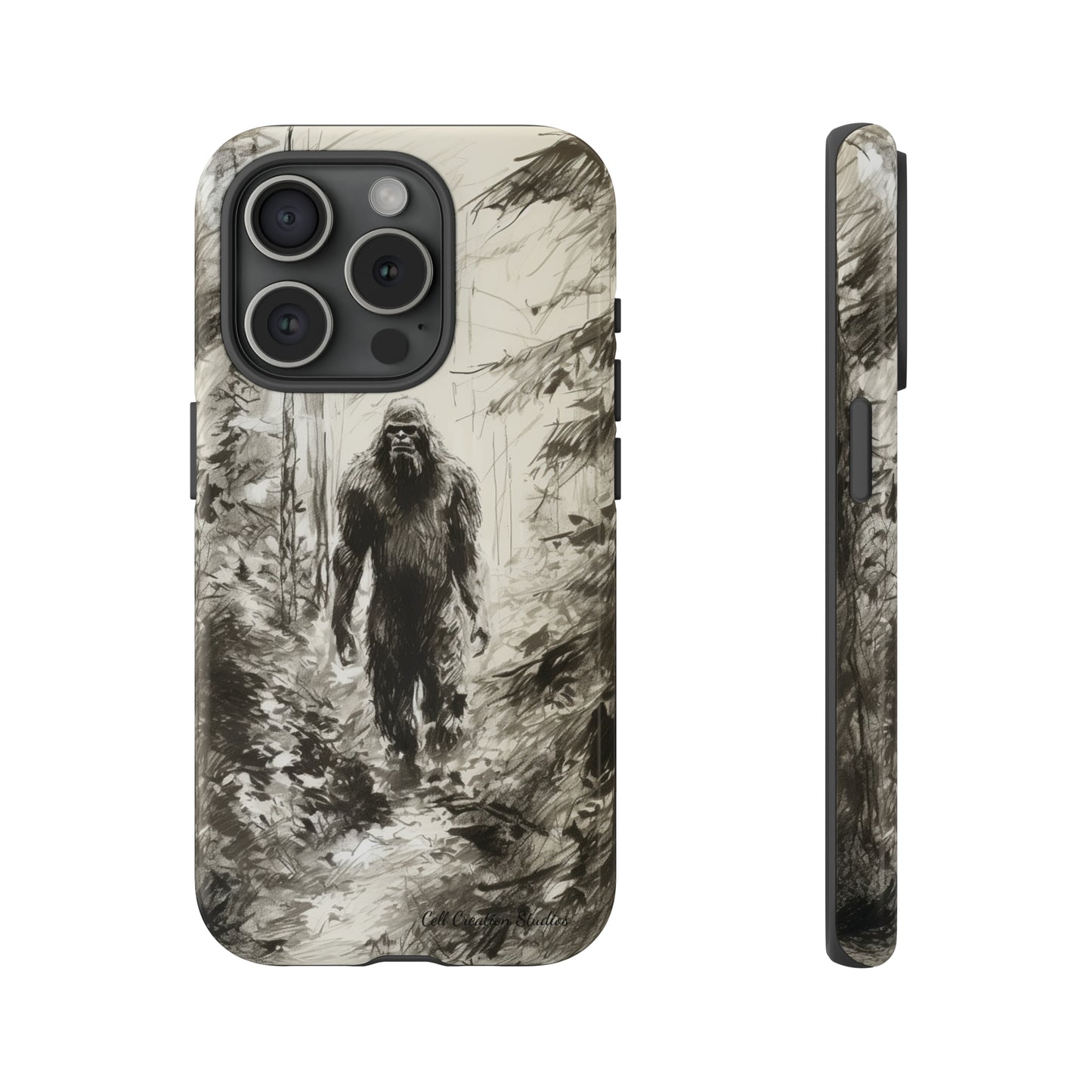 "Bigfoot in the Wilderness" Cell Phone Case – Encounter Bigfoot's Mystery -Tough Cases