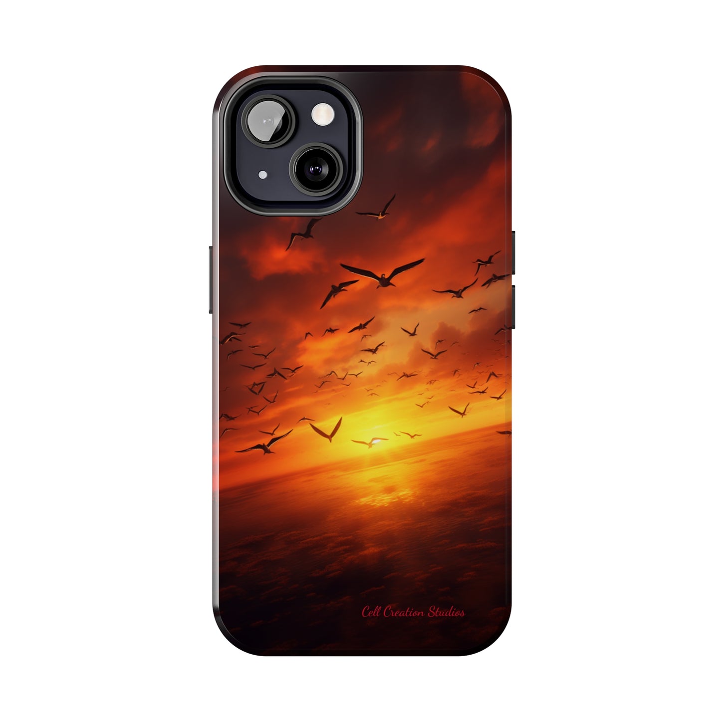 Introducing the "Sunset Soar" Cell Phone Case – Embrace Freedom and Beauty -Tough Phone Cases