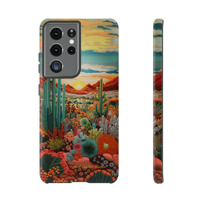 "Desert Bloom Embroidery" -Tough Samsung Cases