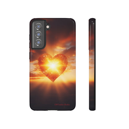 Introducing the "Sunlit Heart" Cell Phone Case – Embrace Love and Radiance -Tough Cases