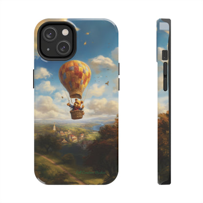 Introducing the "Winnie-The-Pooh's Balloon Adventure" Cell Phone Case – Soar to New Heights in Style -Tough Phone Cases