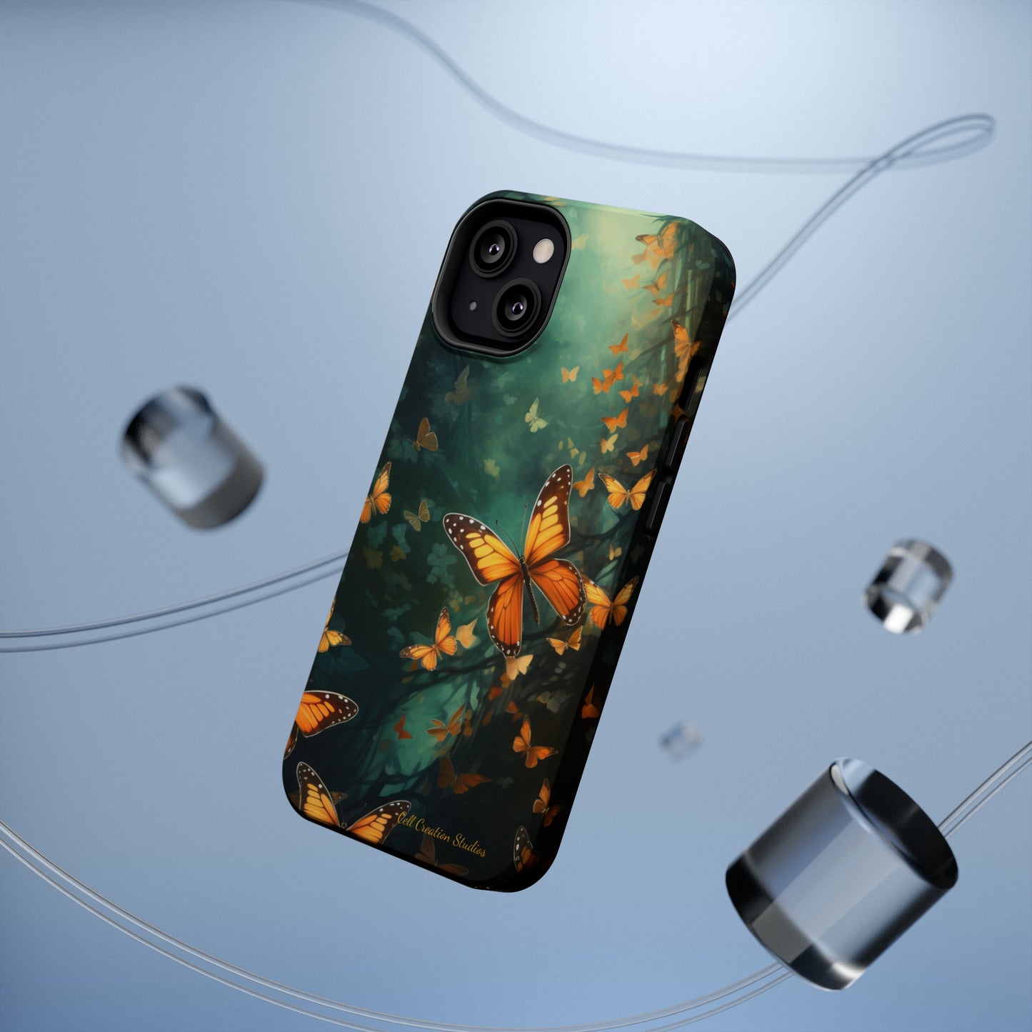 Introducing the "Butterfly Symphony" Cell Phone Case – Embrace the Dance of Nature! -MagSafe Tough Cases