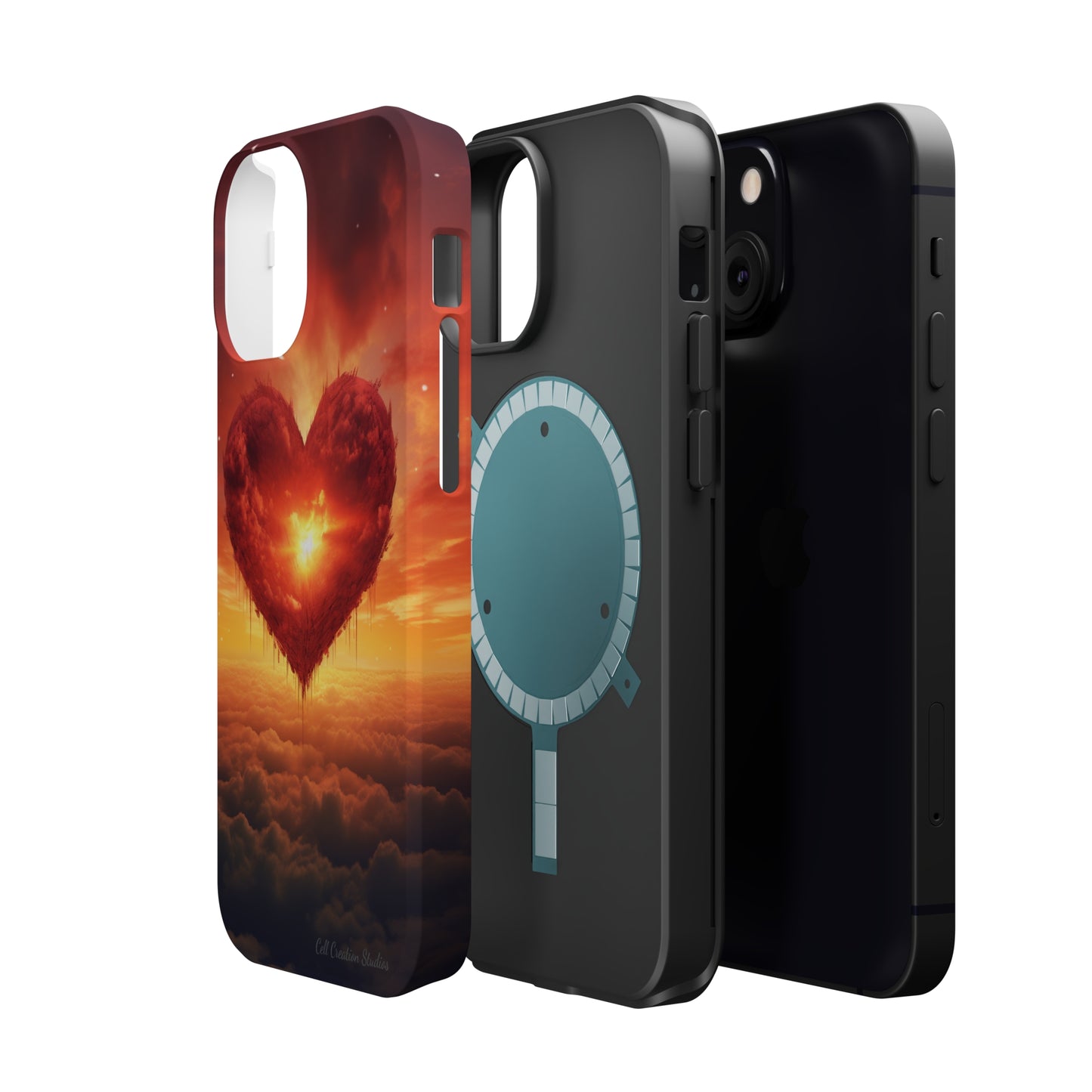 Introducing the "Sky-Heart Radiance" Cell Phone Case – Carry Love's Glow Everywhere You Go -MagSafe Tough Cases