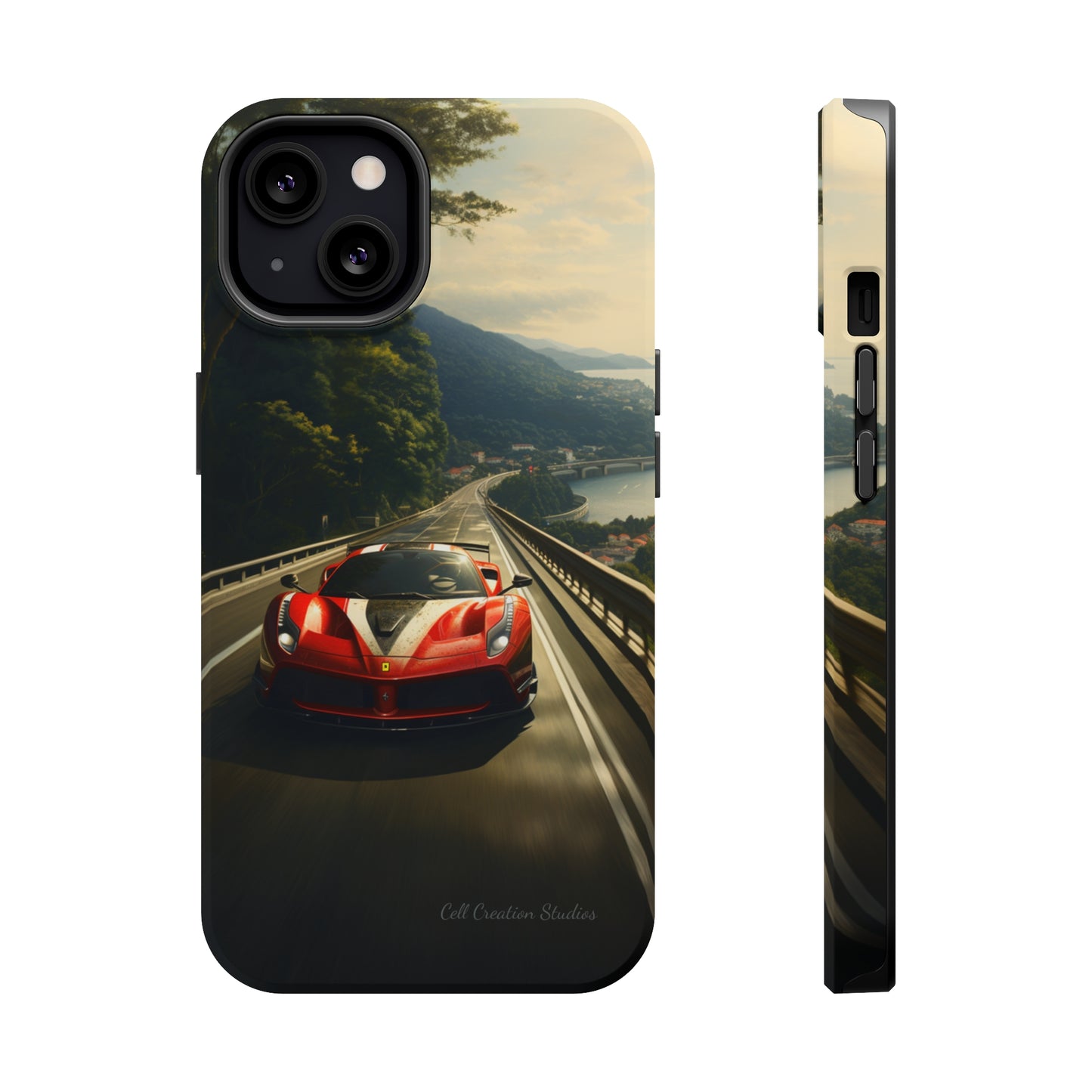 "Tropical Thrill Ferrari Edition" -MagSafe Tough iPhone Cases