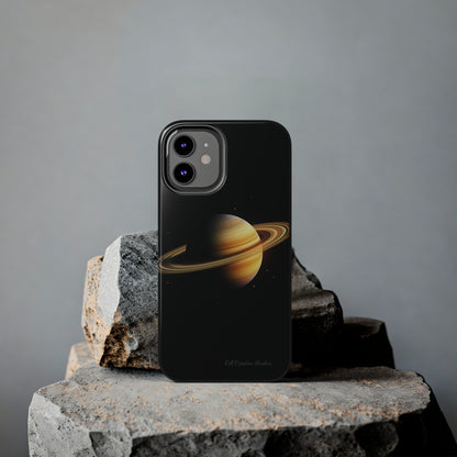 Introducing the "Saturn's Elegance" Cell Phone Case – A Cosmic Masterpiece -Tough Phone Cases