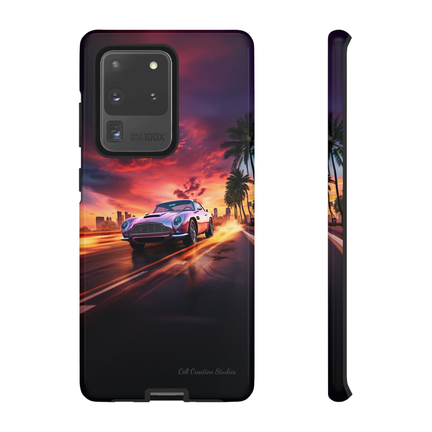 "Silver Aston Martin Racing" -Tough Samsung Phone Cases