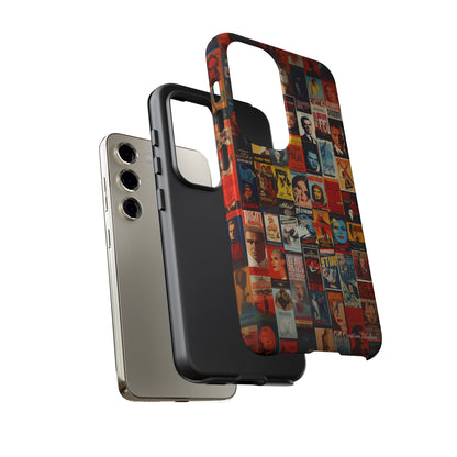 Introducing the "Vintage Movie Poster Collage" Cell Phone Case – Timeless Hollywood Charm -Tough Cases