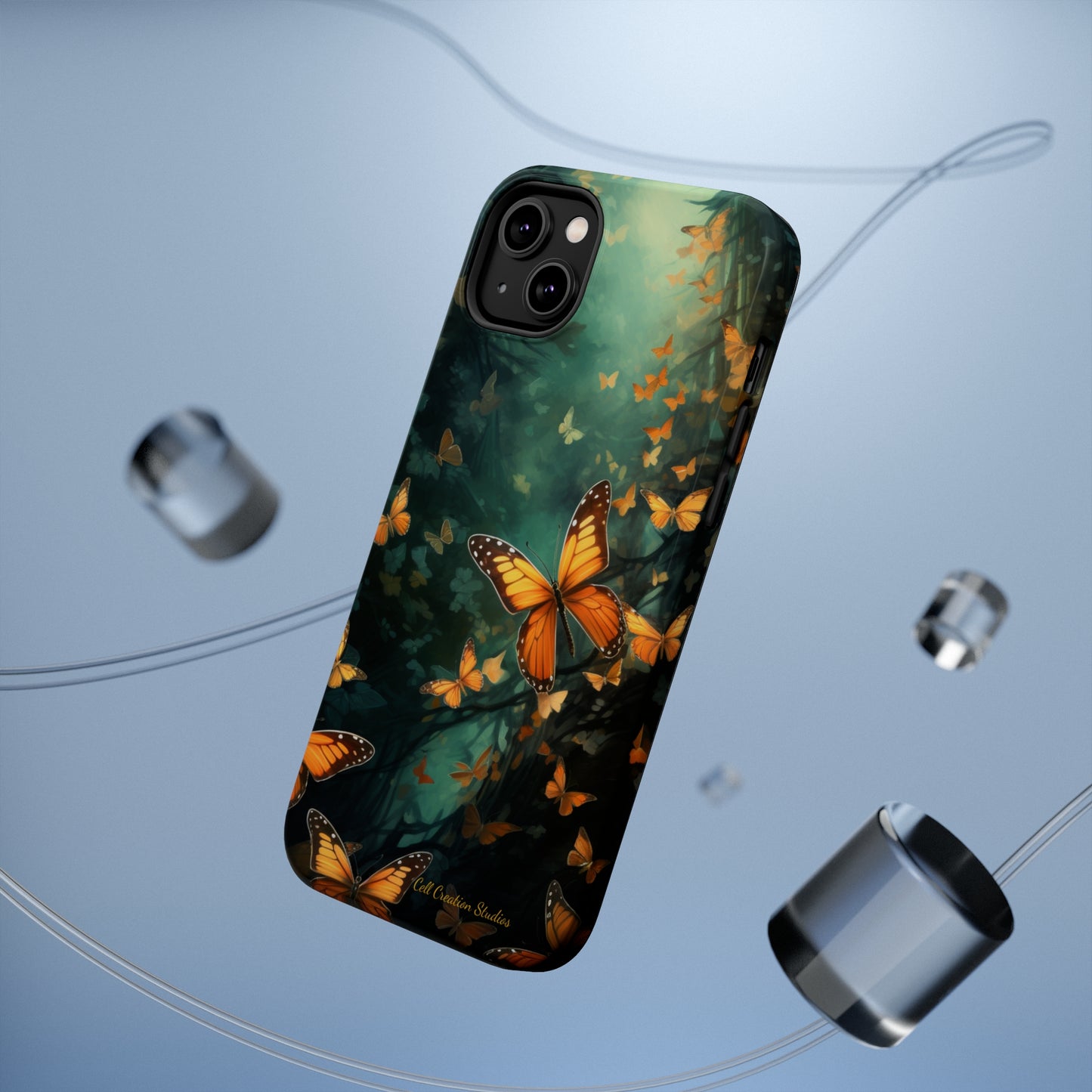 Introducing the "Butterfly Symphony" Cell Phone Case – Embrace the Dance of Nature! -MagSafe Tough Cases