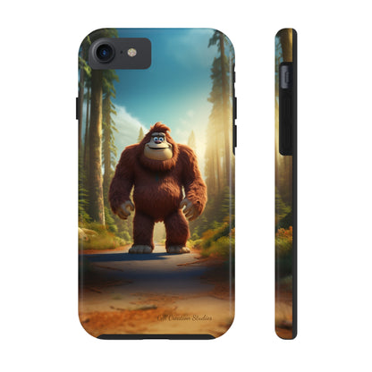 The "Trail Trekker" Bigfoot Cartoon Phone Case -Tough Phone Cases