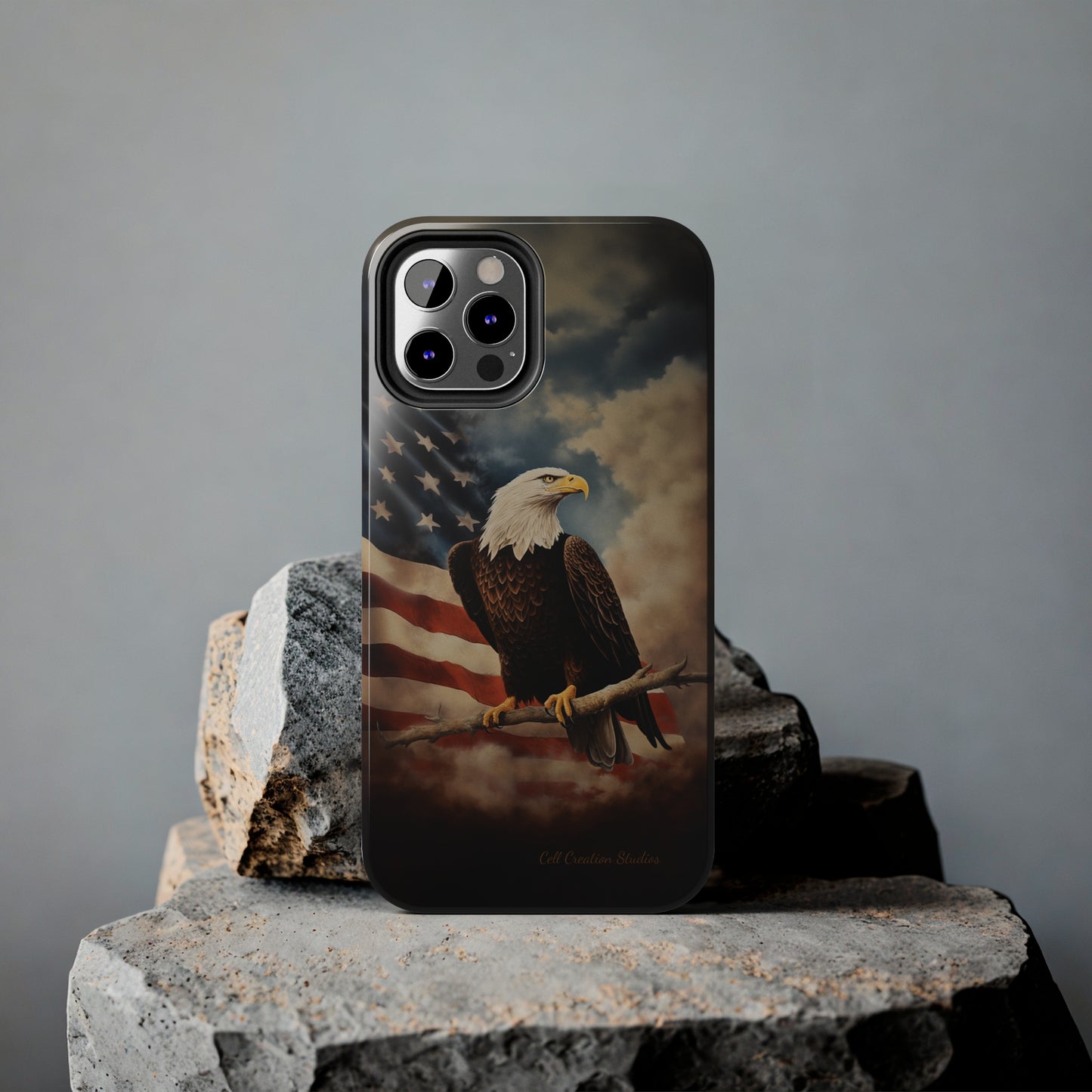 Introducing the "Eagle's Majesty" Cell Phone Case – Soar with American Pride -Tough Phone Cases