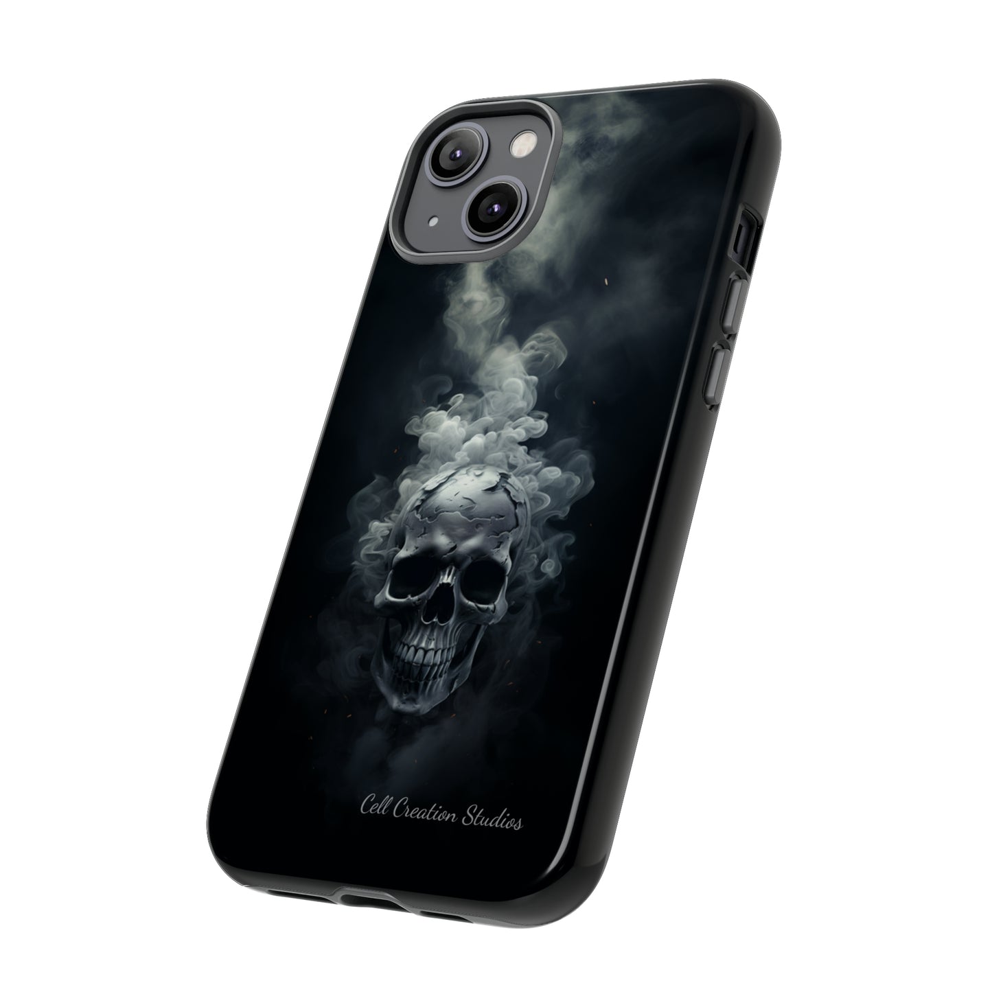 "Ethereal Skull Noir" -Tough iPhone Cases