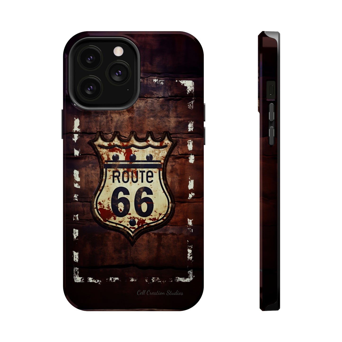 "Retro Route 66" Phone Case -MagSafe Tough Cases