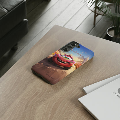 The "Smiling Red Racer" Phone Case -Tough Cases
