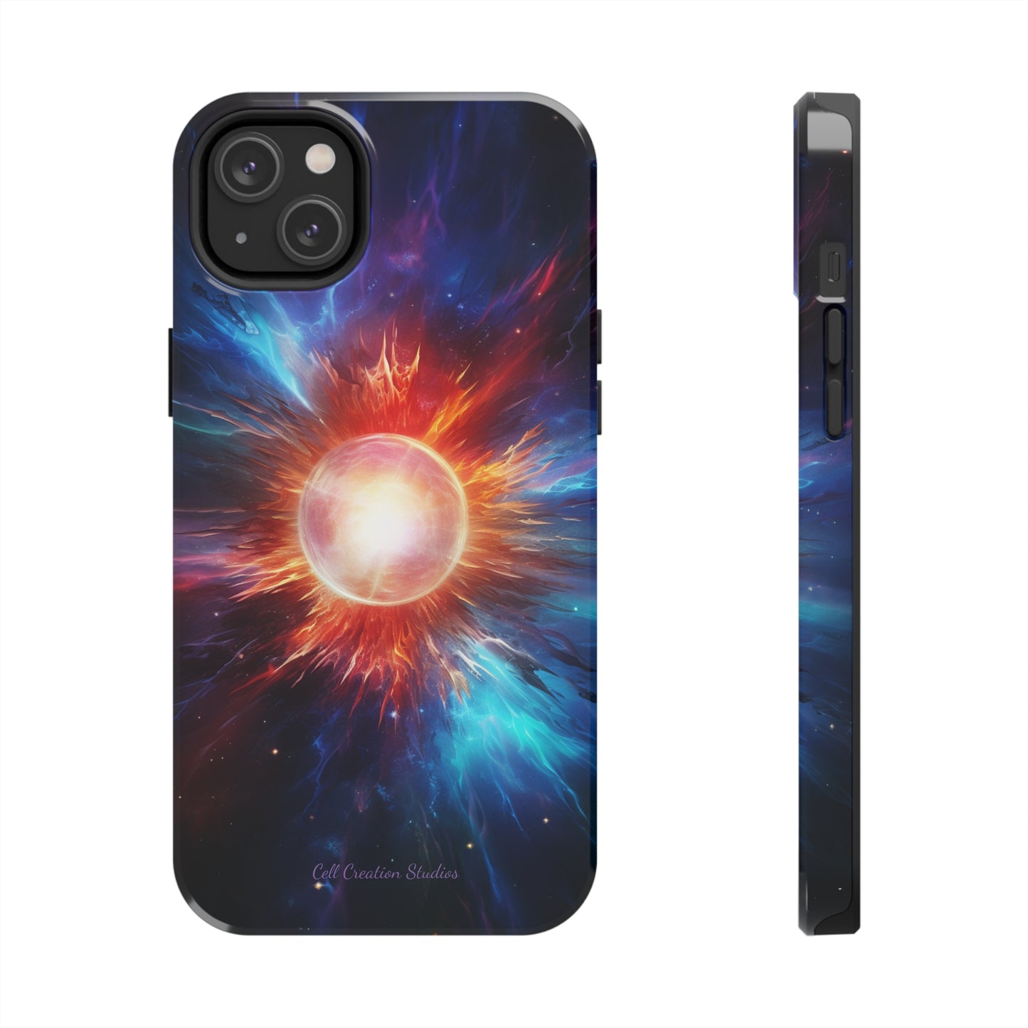 Introducing the "Stellar Cataclysm" Cell Phone Case – Capture the Cosmic Drama of a Neutron Star Explosion! -Tough Phone Cases