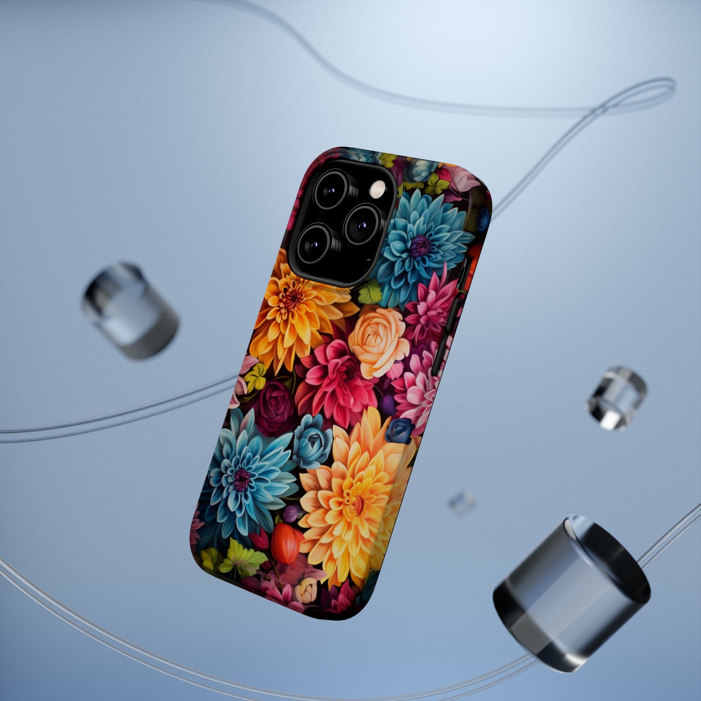 Introducing the "Floral Harmony" Cell Phone Case – Elevate Your Style with Nature's Grace -MagSafe Tough Cases