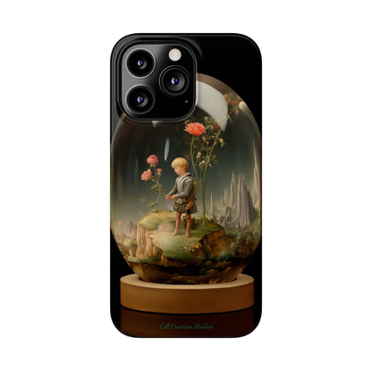 Introducing the "Miniature Gardener" Cell Phone Case – Embrace Your Imagination with a Captivating Glass-Encased Design -Slim Phone Cases