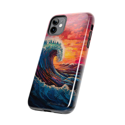 "Colorful Ocean Wave" Cell Phone Case -Tough Phone Cases