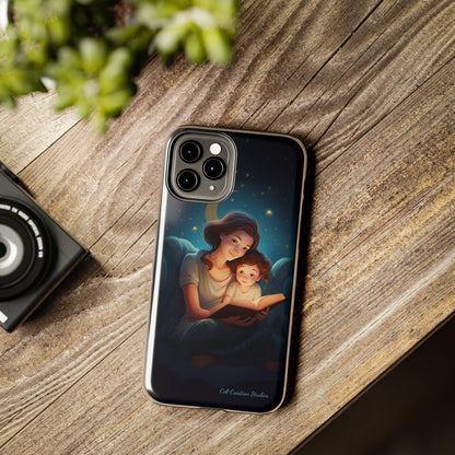 Introducing the "Bedtime Story Bliss" Cell Phone Case – Cherish Heartwarming Moments with Every Glance -Tough Phone Cases