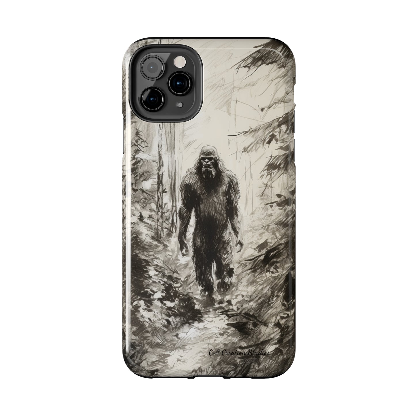 "Bigfoot in the Wilderness" Cell Phone Case – Encounter Bigfoot's Mystery -Tough Phone Cases