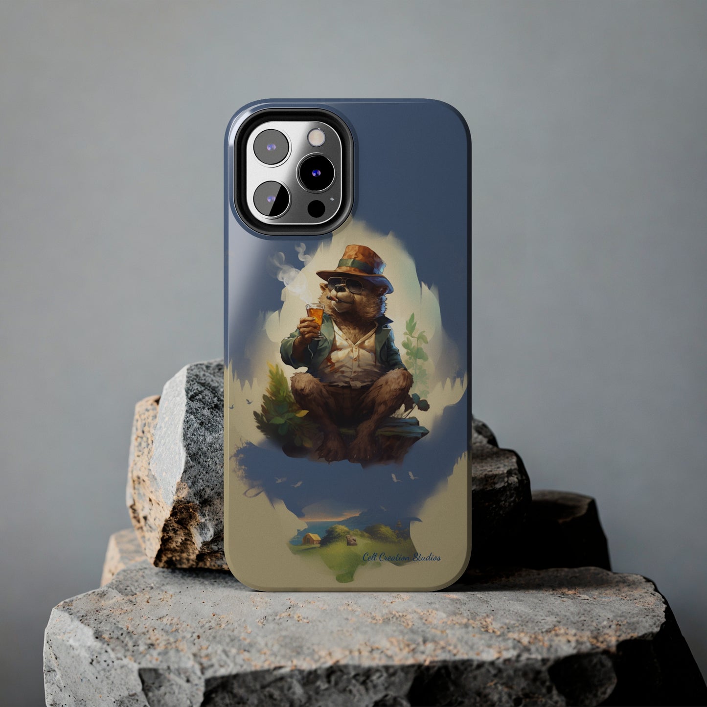 Introducing the "Bear's Homeward Bound" Cell Phone Case – Where Dreams of Home Come Alive -Tough Phone Cases