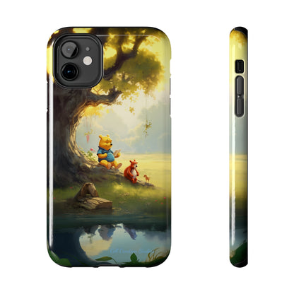 Introducing the "Winnie-The-Pooh Storytime" Cell Phone Case – A Nostalgic Journey with Friends -Tough Phone Cases