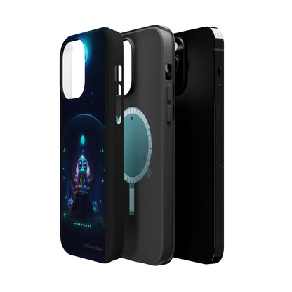 The "Cosmic Cruising Bored Alien" Phone Case -MagSafe Tough Cases