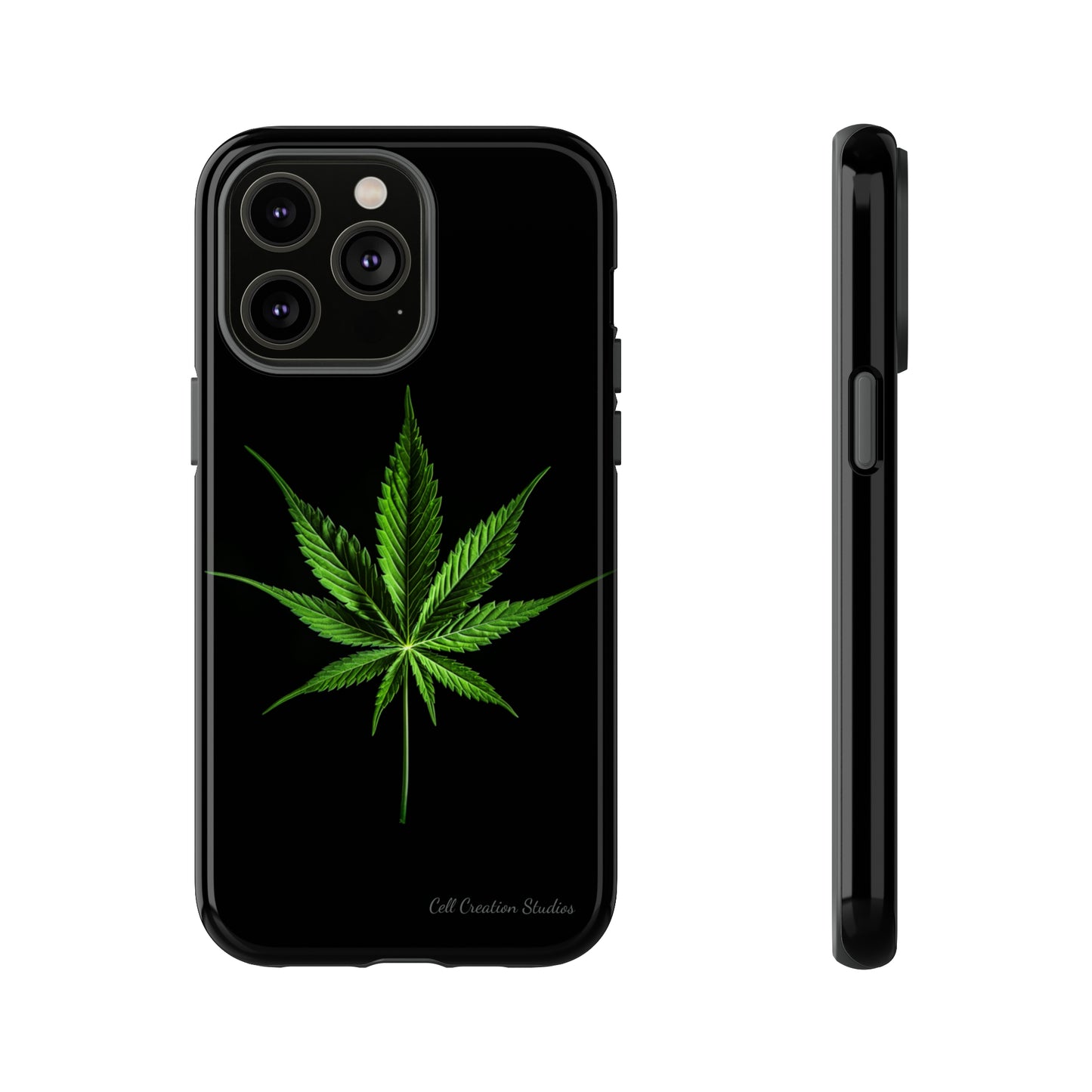 "Cannabis Chic" Marijuana Leaf Phone Case -Tough Cases