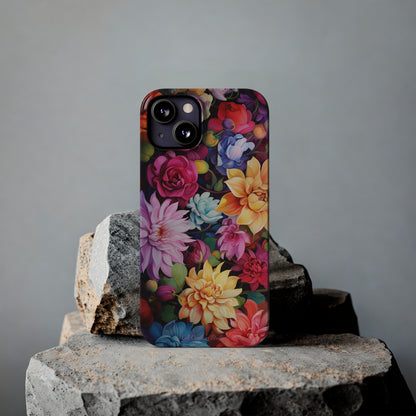 Introducing the "Blossom Beauty" Cell Phone Case – Elevate Your Style with Floral Charm -Slim Phone Cases