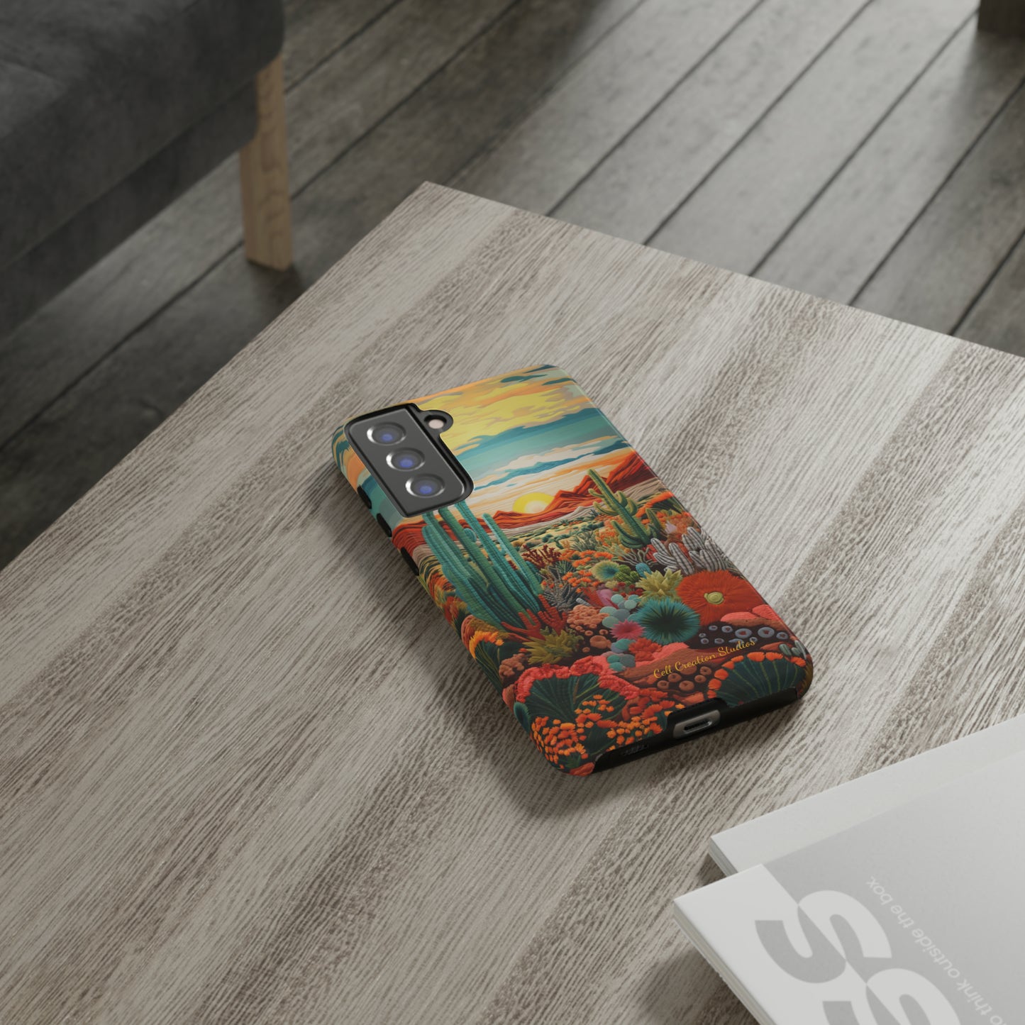 "Desert Bloom Embroidery" -Tough Samsung Cases