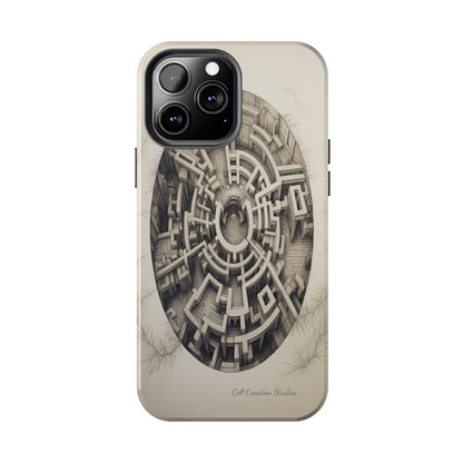 "Discover the Mystery: Maze-Inspired Cell Phone Case" -Tough Phone Cases