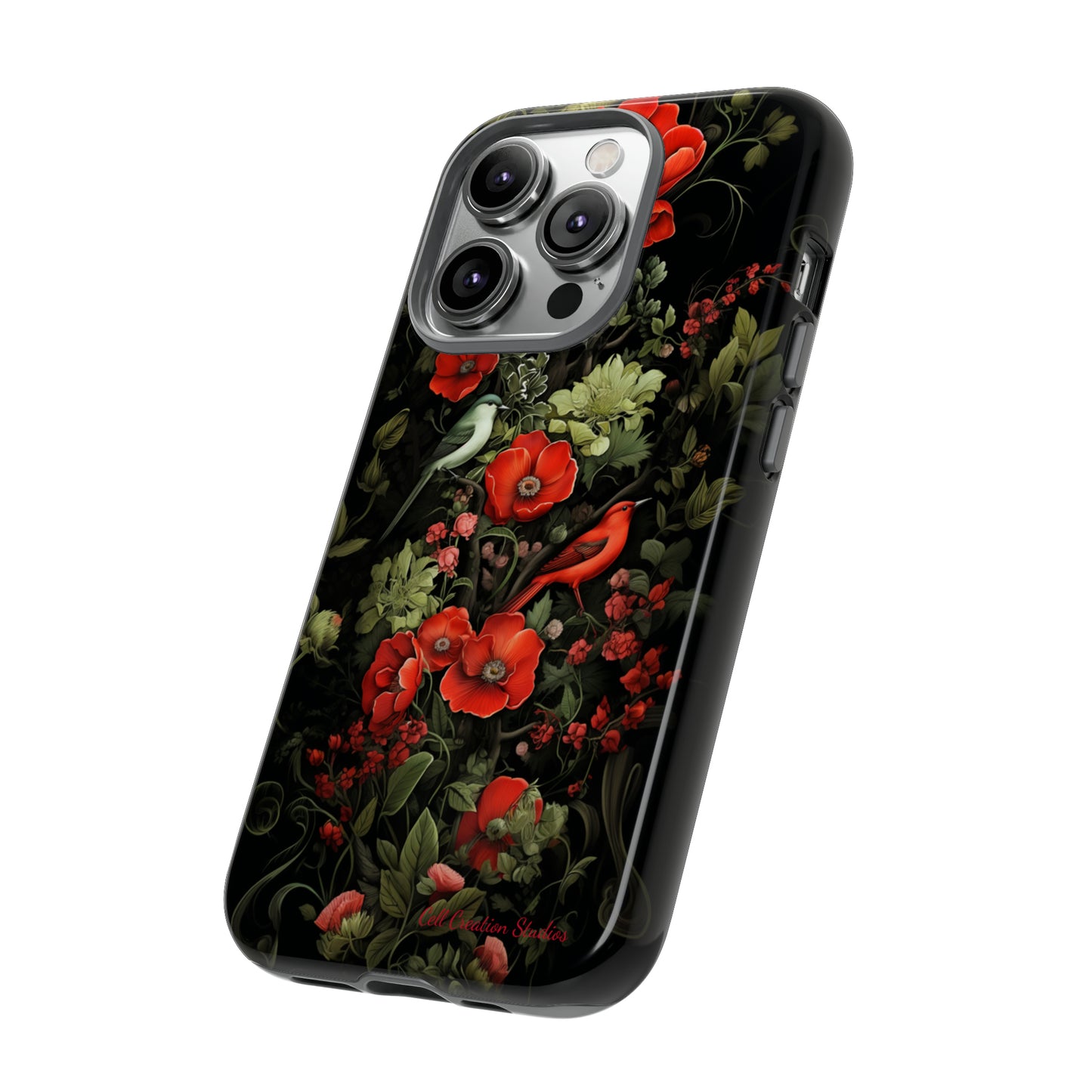 "Floral Serenade Elegance" -Tough iPhone Cases