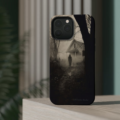 Introducing the "Ethereal Encounter" Cell Phone Case – Unveil the Mystery of the Ghostly Presence -MagSafe Tough Cases