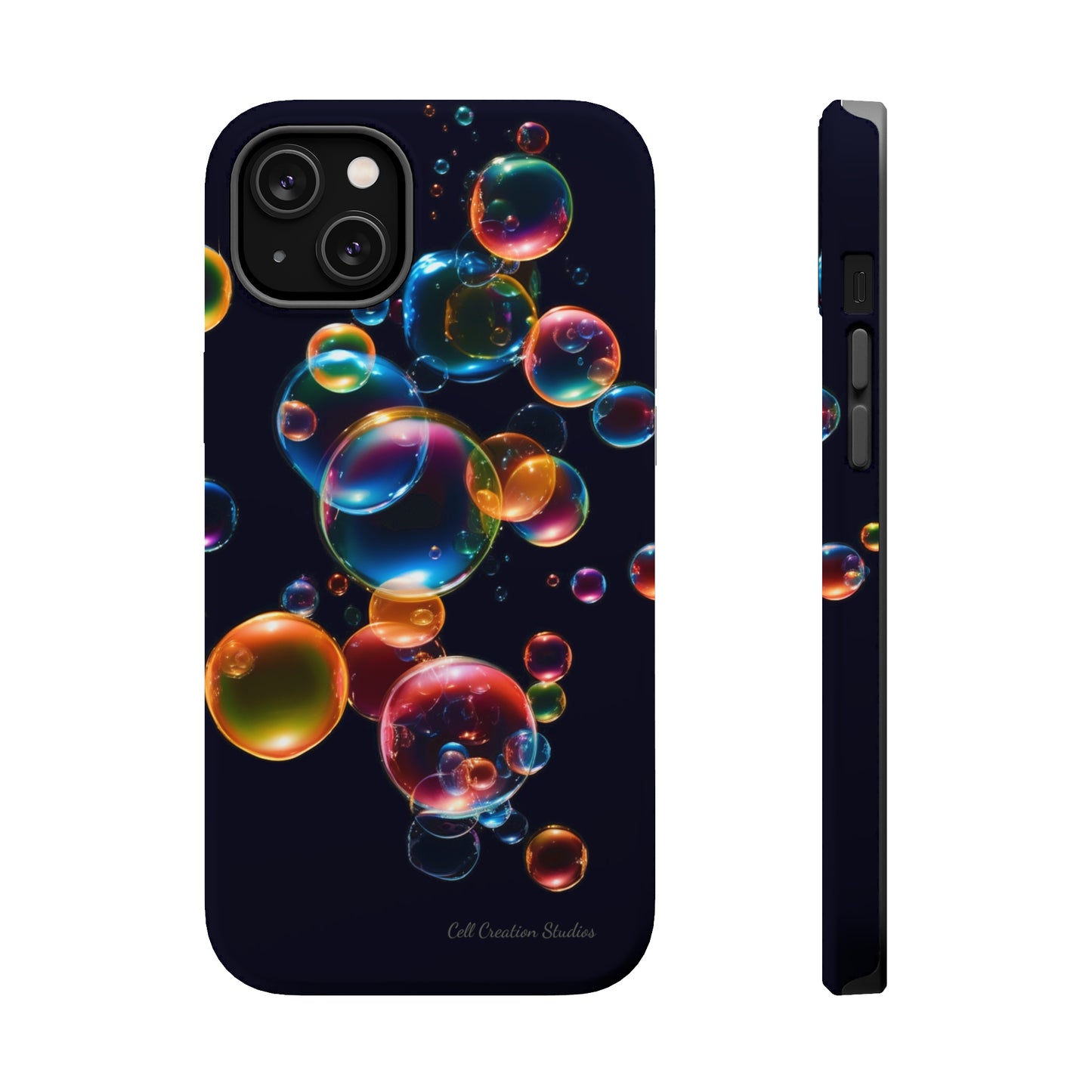 Elevate Your Phone's Aesthetic with our "BubbleBurst" Cell Phone Case -MagSafe Tough Cases