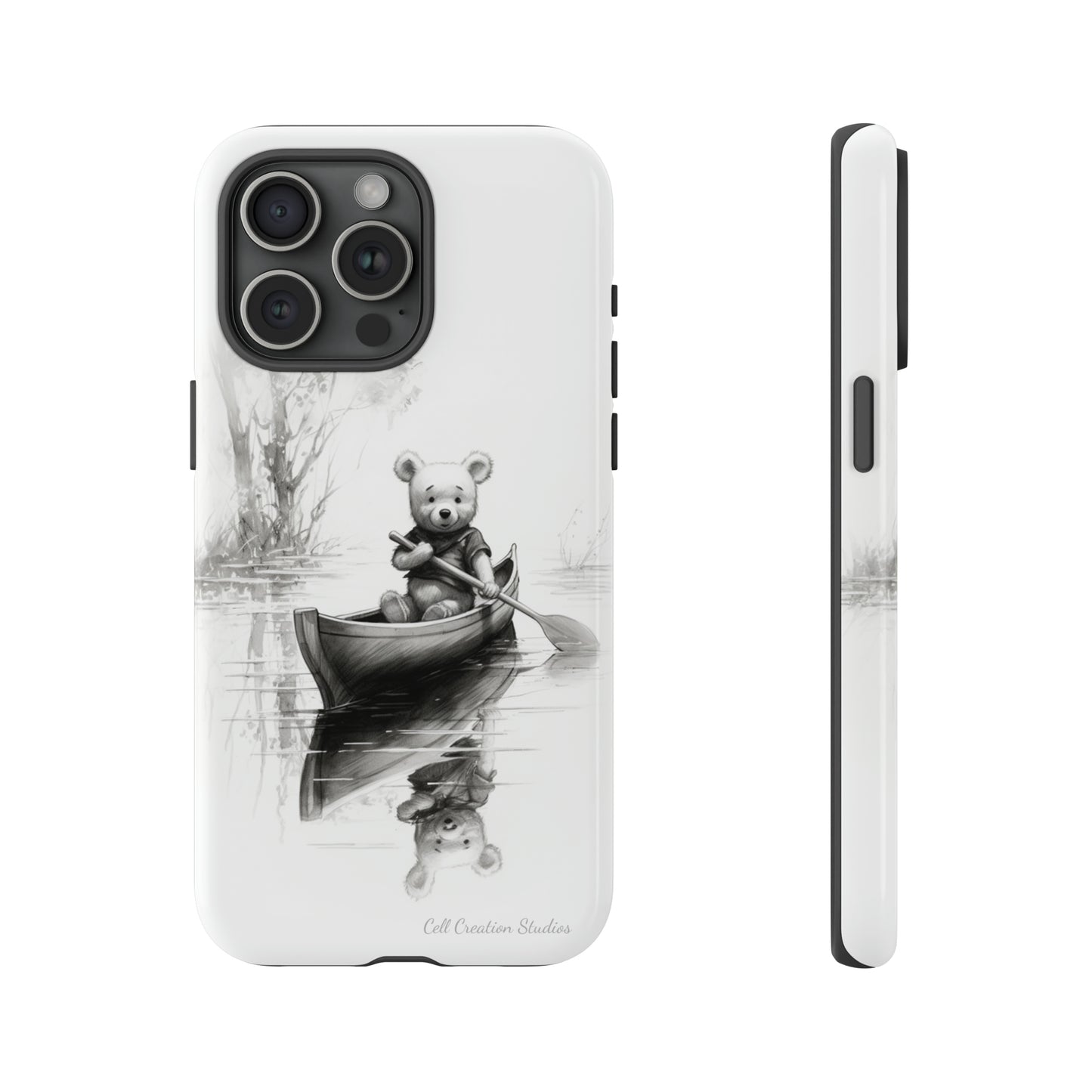 "Winnie-the-Pooh Rowing" Phone Case -Tough Cases